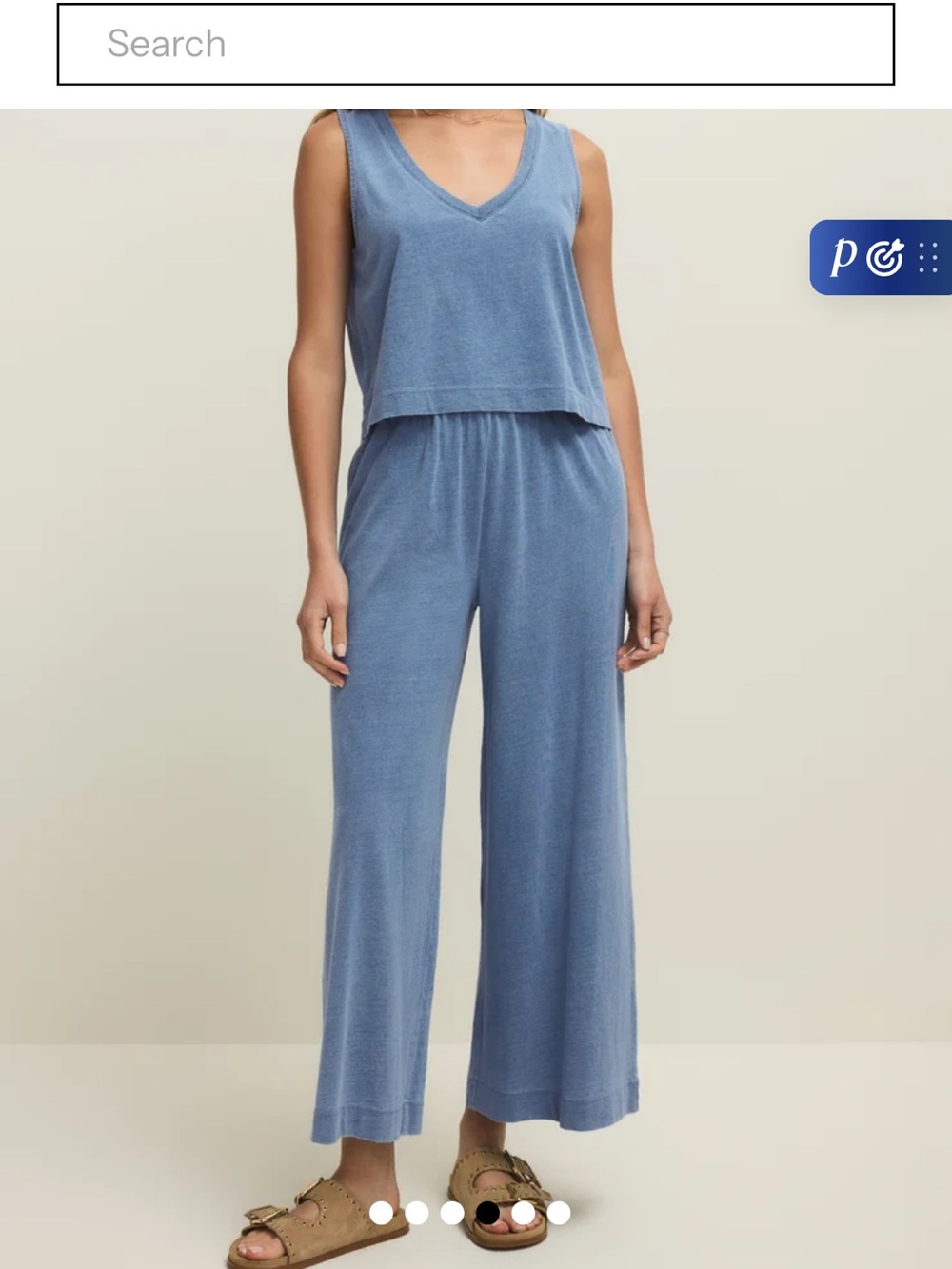 Z Supply Scout Jersey Denim Pants - Santorini indigo